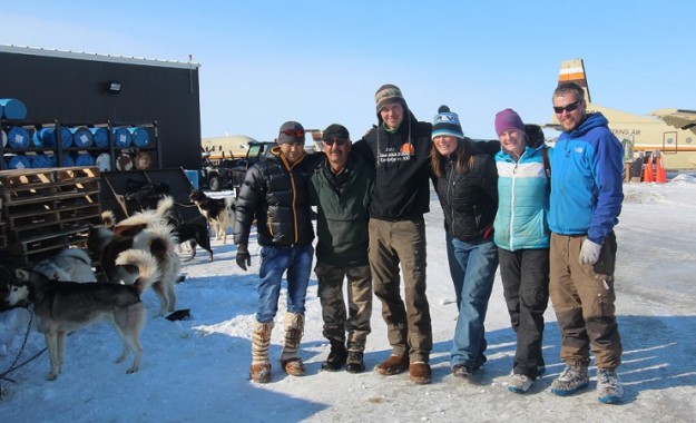 Team Racing Beringia. From left to right: Timofei, Chuck, Joar, Miriam, Yvonne and Kenneth